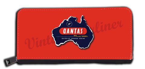 Qantas Vintage Bag Sticker wallet
