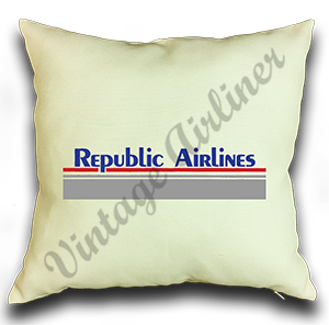 Republic Airlines Logo Linen Pillow Case Cover