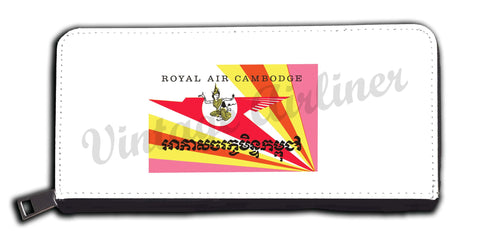 Royal Air Cambodge Vintage Bag Sticker wallet
