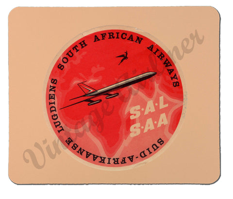 South African Airways Vintage Mousepad