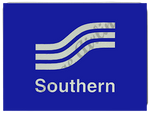 Southern Airways Last Logo Glass Cutting Board