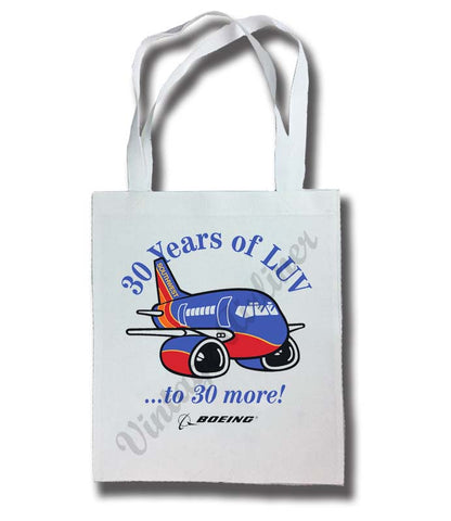 Southwest Airlines 30th Anniversary Tote Bag