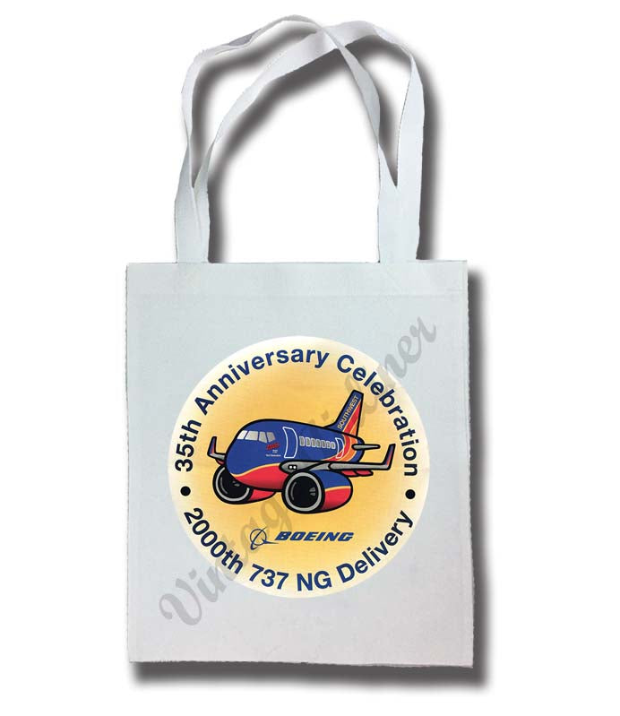 Southwest Airlines 35th Anniversary Tote Bag – Airline Employee Shop Southwest Airlines 35th Anniversary Tote Bag – Airline Employee Shop