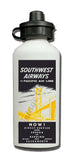 Southwest Airways The Pacific Air Line Vintage Aluminum Water Bottle