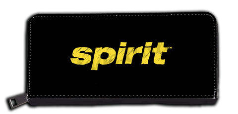 Spirit Airlines Black and Yellow Logo wallet