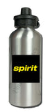 Spirit Airlines Yellow On Black Aluminum Water Bottle
