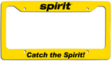Spirit Airlines - Catch the Spirit - License Plate Frame
