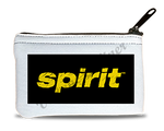 Spirit Airlines Black and Yellow Logo Rectangular Coin Purse