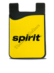 Spirit Airlines Yellow & Black Logo Card Caddy