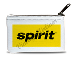 Spirit Airlines Yellow and Black Logo Rectangular Coin Purse