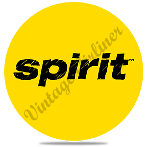 Spirit Airlines Yellow Logo Round Coaster