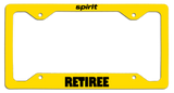 Spirit Airlines Retiree - License Plate Frame