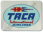 TACA Airlines Logo Glass Cutting Board