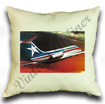 Texas International DC-9 Linen Pillow Case Cover