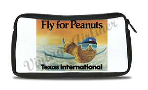 Texas International Fly for Peanuts Travel Pouch