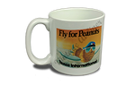 Texas International Airlines Fly for Peanuts Bag Sticker  Coffee Mug