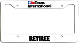 Texas International Airlines Retiree - License Plate Frame