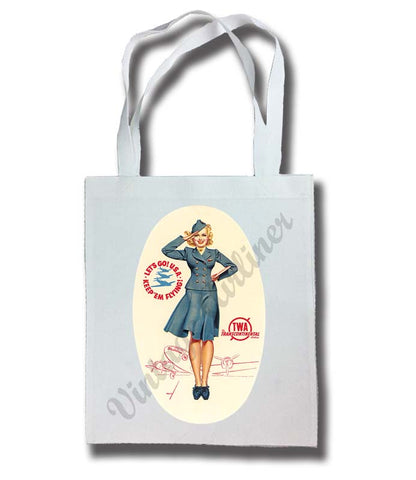 TWA Petty Girl Tote Bag