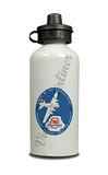 TWA Dark Blue Route of the Stratoliner Bag Sticker Aluminum Water Bottle