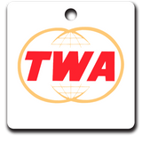 TWA Twin Globe Logo Ornaments