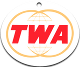 TWA Twin Globe Logo Ornaments