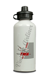 TWA 1946 Ticket Jacket Cover Aluminum Water Bottle