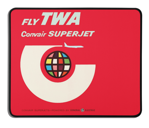 TWA Vintage Convair Mousepad