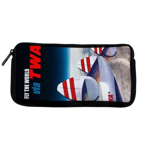 Fly To The World TWA Travel Pouch