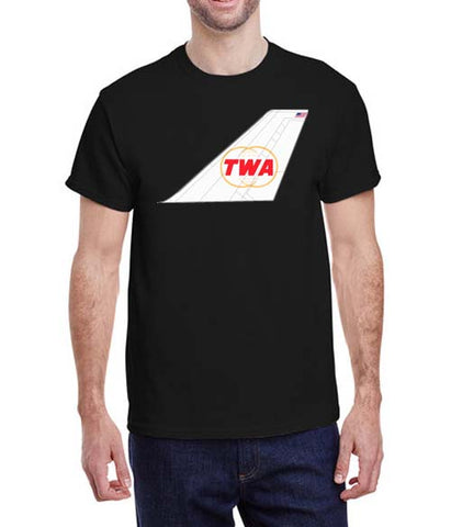 TWA Globe Livery Tail T-Shirt