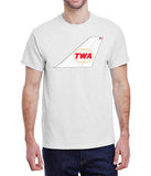TWA Globe Livery Tail T-Shirt