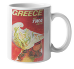 TWA Vintage Greece Coffee Mug
