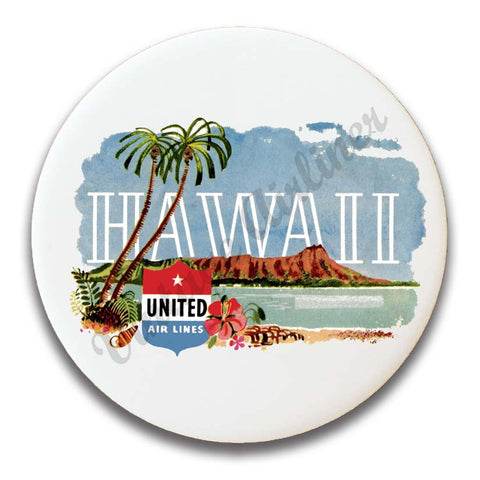 United Airlines Hawaii Cover Magnets
