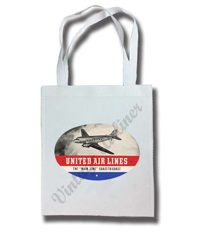 United Airlines 1940's Cover Tote Bag