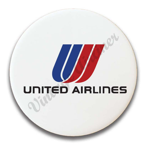 United Airlines 1974 Tulip Logo Magnets