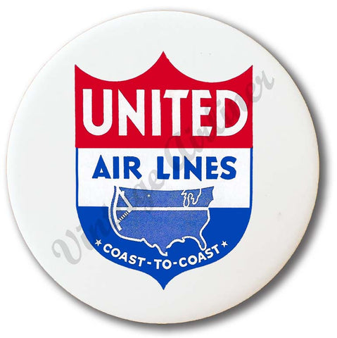 United Airlines Coast To Coast Magnets