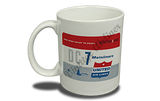 United Airlines 1950's DC-7 Mainliner Bag Sticker  Coffee Mug