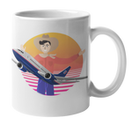 United Airlines Big Tex Coffee Mug