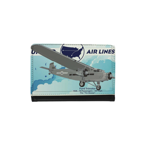 United Air Lines Ford Trimotor 1926 Passport Case