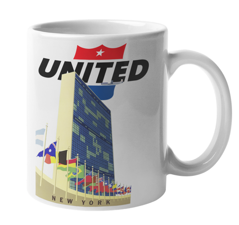 United Airlines New York Coffee Mug