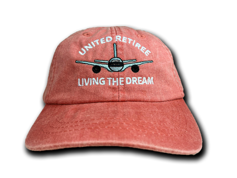 United Airlines Retiree Pink Cap