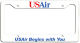 USAir - USAir Begins with You - License Plate Frame - Last Logo