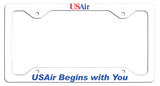 USAir - USAir Begins with You - License Plate Frame - Last Logo