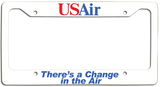 USAir - There's a Change in the Air - License Plate Frame - Last Logo
