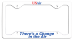 USAir - There's a Change in the Air - License Plate Frame - Last Logo