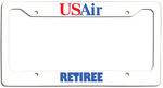 USAir Retiree - License Plate Frame - Last Logo