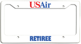 USAir Retiree - License Plate Frame - Last Logo