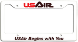 USAir - USAir Begins with You - License Plate Frame - First Logo