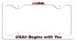 USAir - USAir Begins with You - License Plate Frame - First Logo