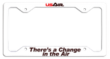 USAir - There's a Change in the Air - License Plate Frame - First Logo