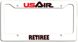 USAir Retiree - License Plate Frame - First Logo
